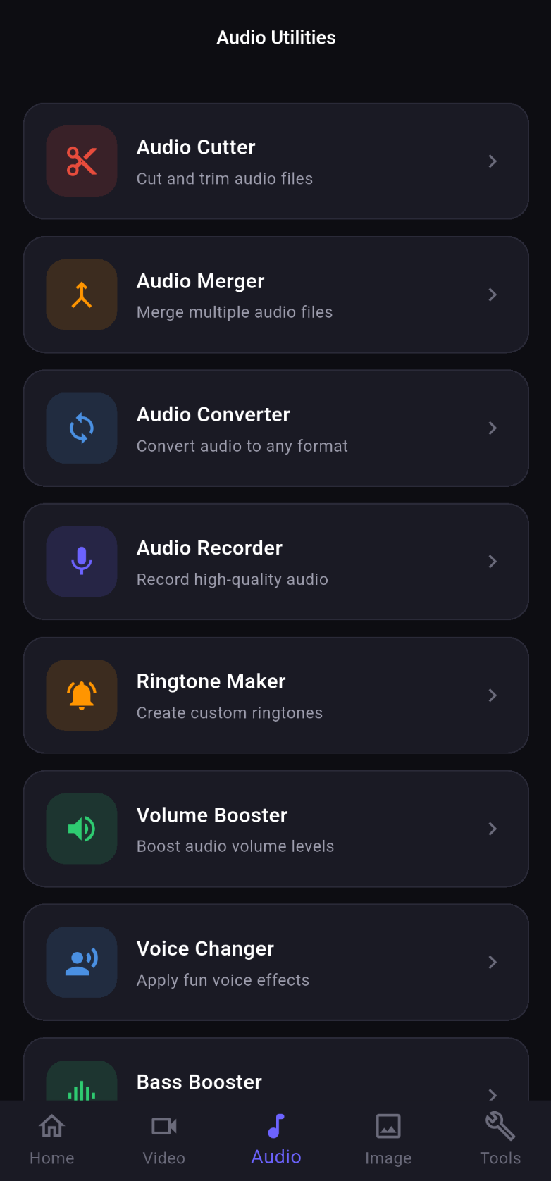 MediaSizer audio tools