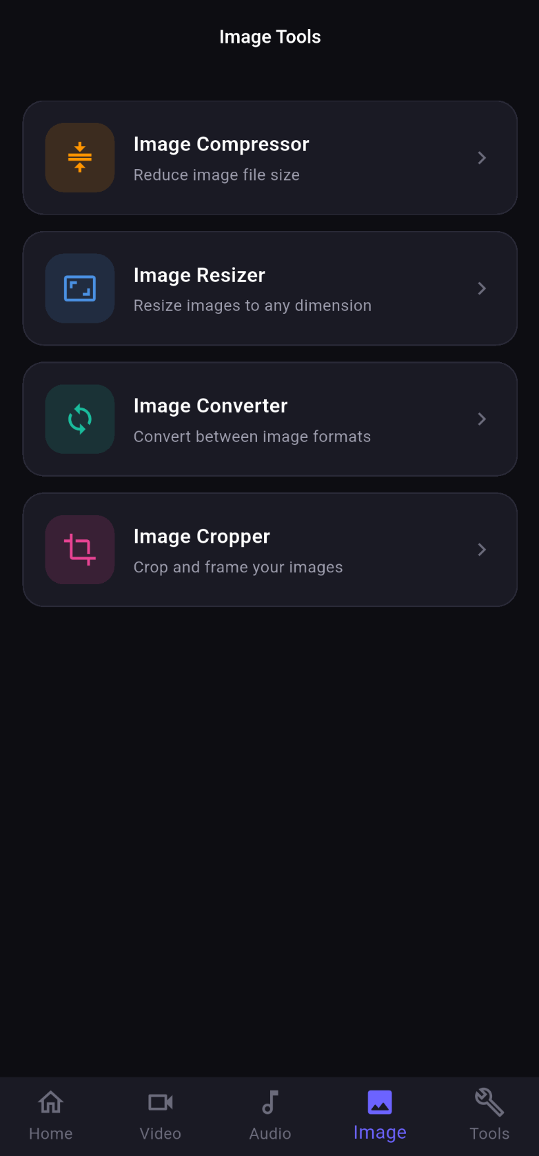 MediaSizer image tools